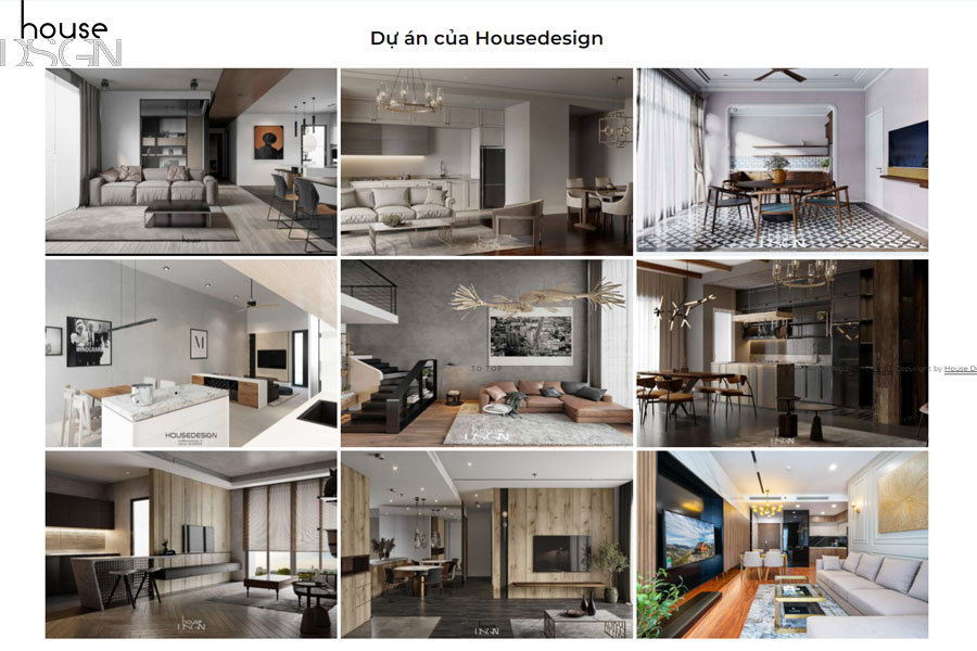 Dịch vụ thiết kế nội thất House Design hàng đầu thị trường
