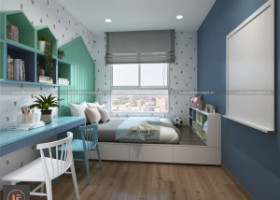 Thiết kế phòng ngủ trẻ em sáng tạo tại Aqua City | LIFECONCEPT