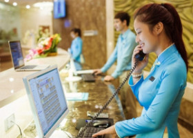 Thiết kế quầy lễ tân Boutique Hotel tối ưu check-in