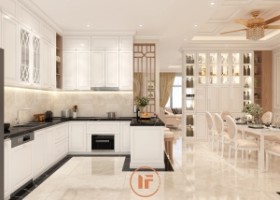 GỢI Ý 10+ MẪU BẾP SỬ DỤNG ĐÁ MARBLE TRONG THIẾT KẾ TẠI VILLA AQUA CITY