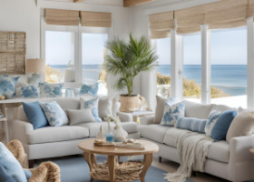 Phòng Khách Phong Cách Florida Coastal | LIFECONCEPT