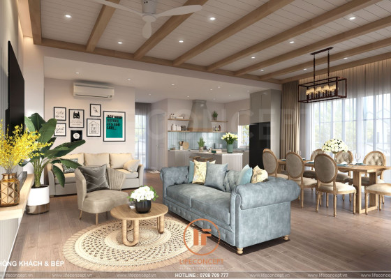Thiết kế nội thất nhà phố Aqua City | LIFECONCEPT