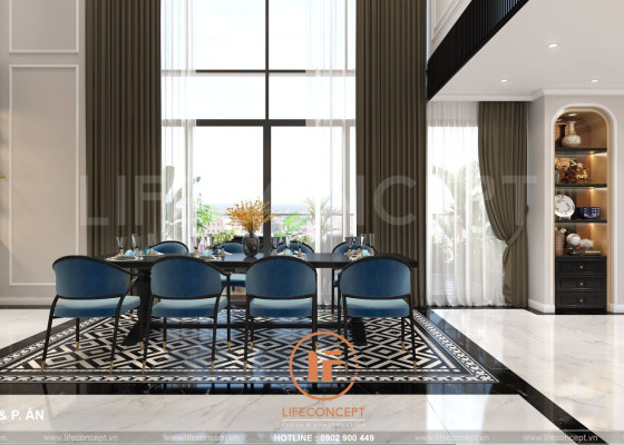 Thi công nội thất Aqua City phong cách Indochine | LIFECONCEPT