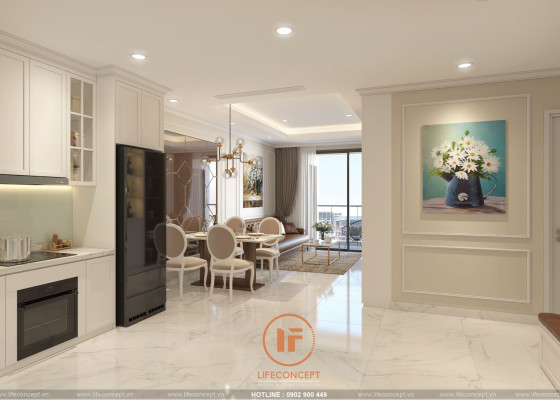 Nội thất Aqua City phong cách Modern Classic tinh tế | LIFECONCEPT