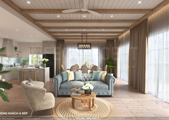 Nội thất tối giản cho nhà phố Aqua City | LIFECONCEPT