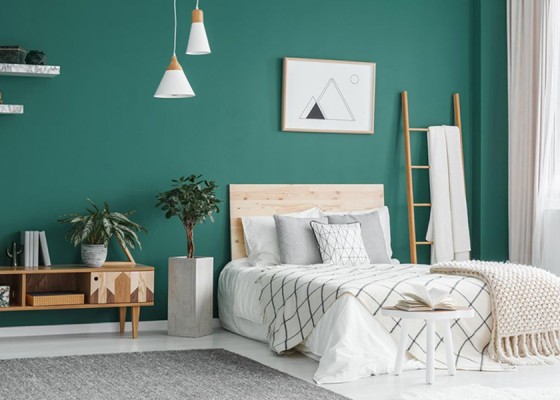 10+ mẫu thiết kế phòng ngủ màu xanh cực đẹp cho các nàng