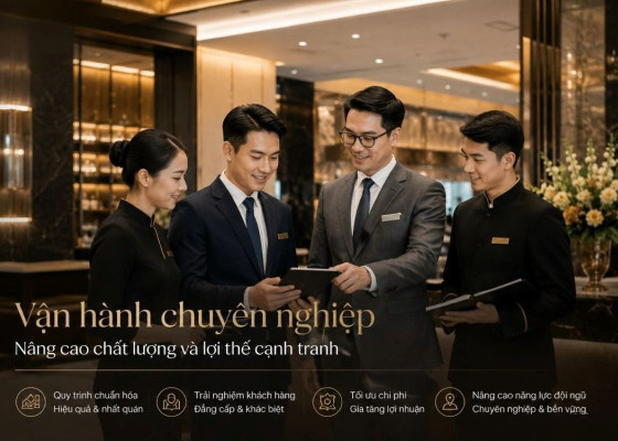Hoàn thiện và vận hành khách sạn trọn gói: Từ công trình đến ngày mở cửa đón khách